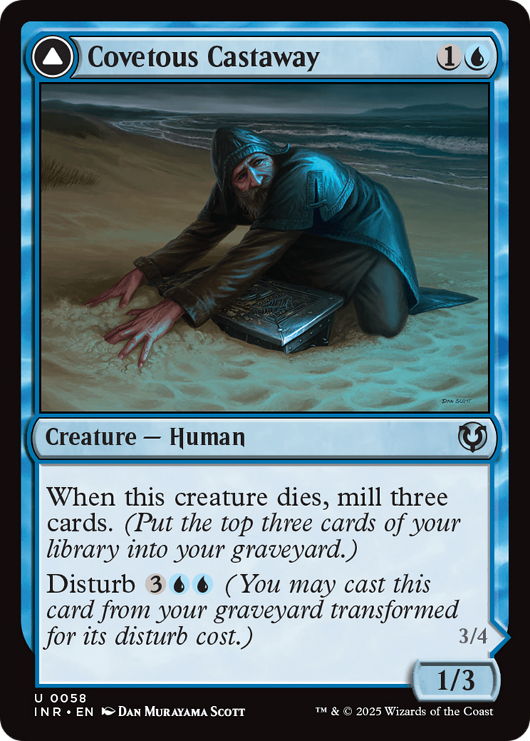 {C} Covetous Castaway // Ghostly Castigator [Innistrad Remastered][INR 058]