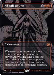 {R} All Will Be One (Oil Slick Raised Foil) [Phyrexia: All Will Be One][ONE 352]