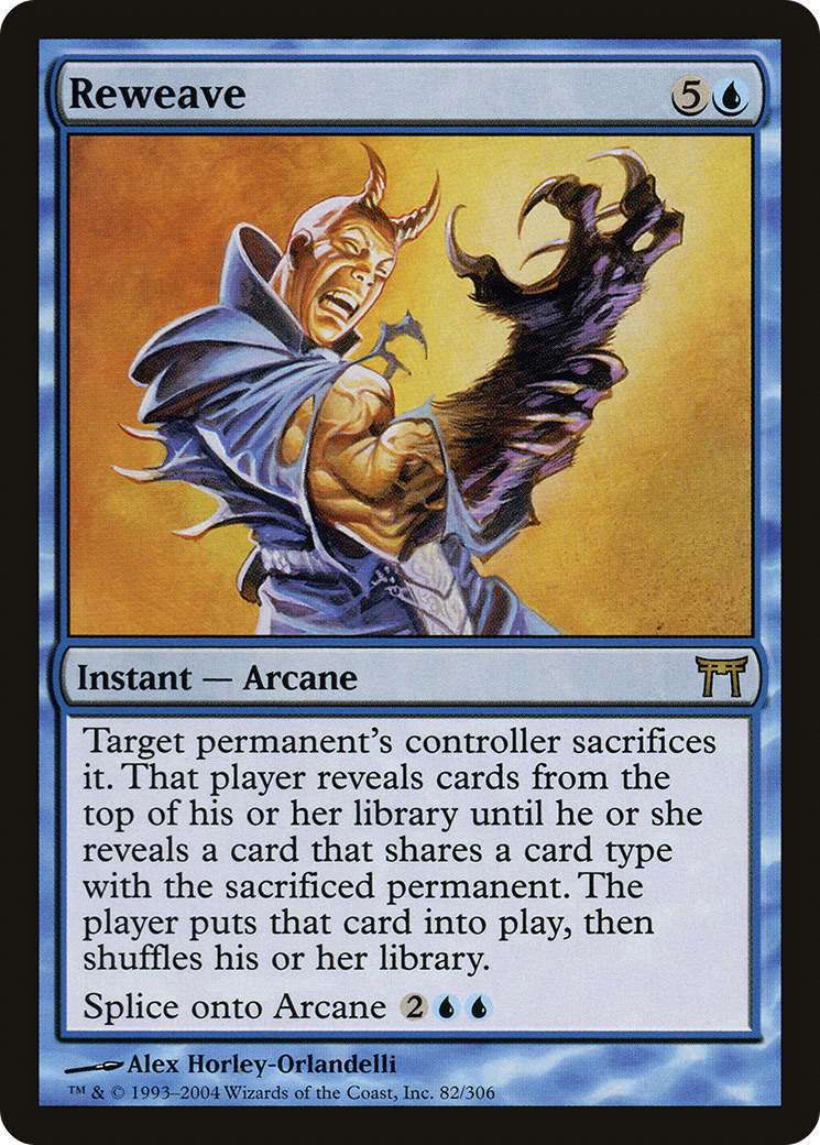 {R} Reweave [Champions of Kamigawa][CHK 082] - Misty Mountain Games