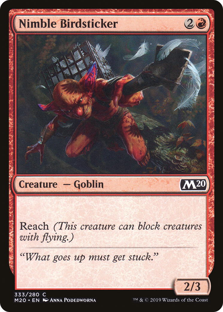 {C} Nimble Birdsticker [Core Set 2020][M20 333]