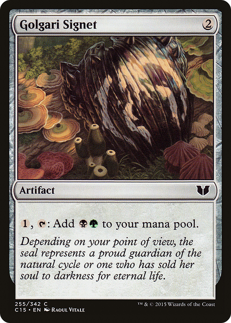 {C} Golgari Signet [Commander 2015][C15 255]