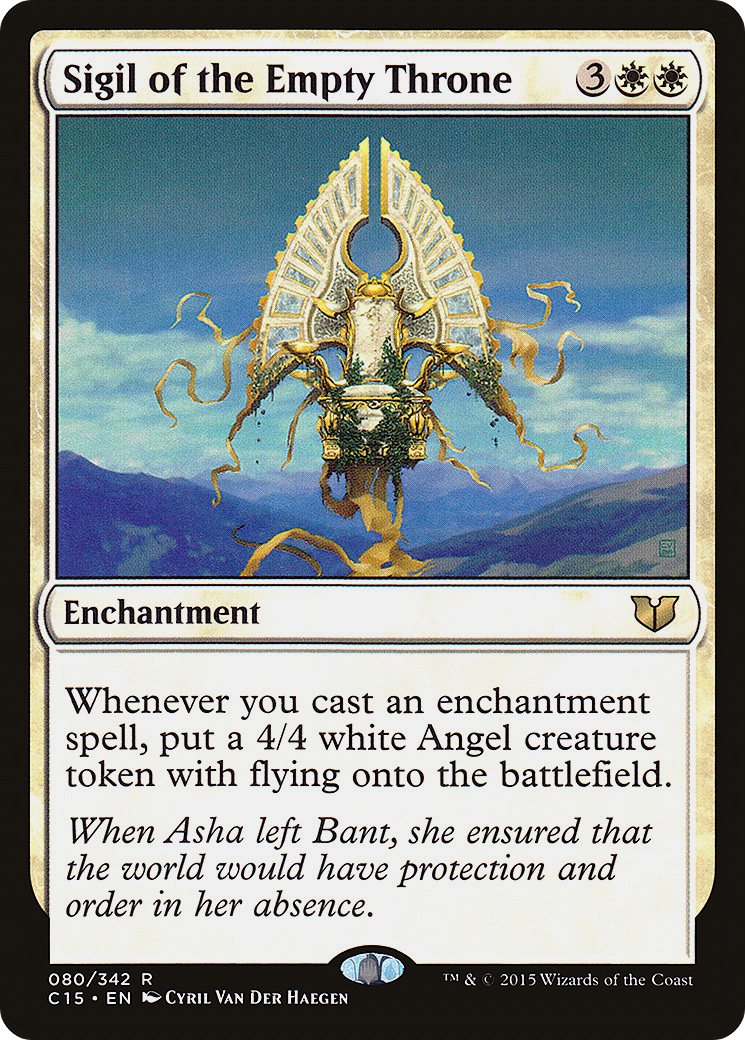 {R} Sigil of the Empty Throne [Commander 2015][C15 080] - Misty Mountain Games