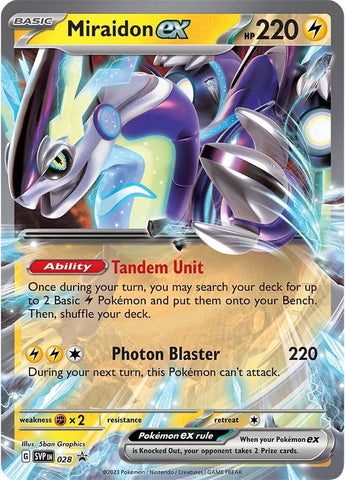 [PKM-R] Miraidon ex (028) [Scarlet & Violet: Black Star Promos]