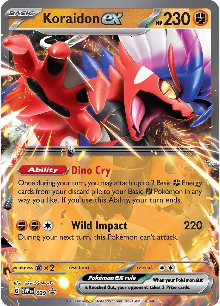 [PKM-R] Koraidon ex (029) [Scarlet & Violet: Black Star Promos]
