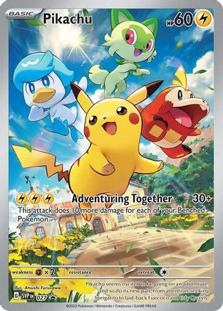 [PKM-R] Pikachu (027) [Scarlet & Violet: Black Star Promos]