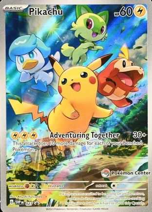 [PKM] Pikachu (027) (Pokemon Center Exclusive) [Scarlet & Violet: Black Star Promos]