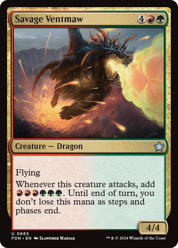 {@C} Savage Ventmaw [Foundations][FDN 665]