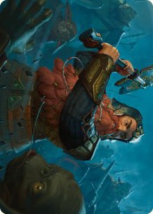 {A} Gimli, Counter of Kills Art Card (10/81) [The Lord of the Rings: Tales of Middle-earth Art Series][ALTR 010]