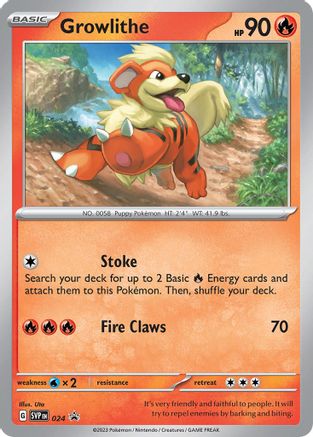 [PKM] Growlithe (024) [Scarlet & Violet: Black Star Promos]