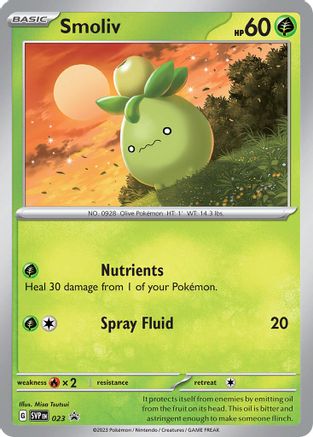 [PKM] Smoliv (023) [Scarlet & Violet: Black Star Promos]