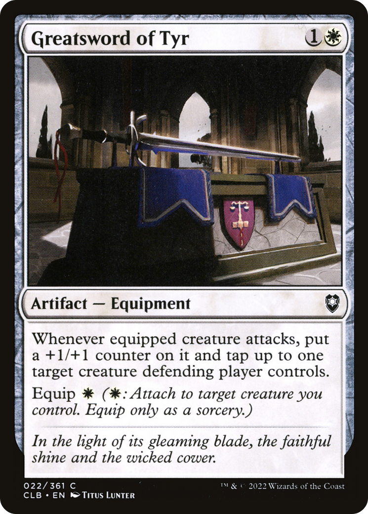 {C} Greatsword of Tyr [Commander Legends: Battle for Baldur's Gate][CLB 022]