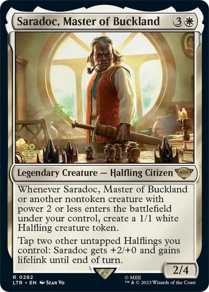 {R} Saradoc, Master of Buckland [The Lord of the Rings: Tales of Middle-Earth Prerelease Promos][PR LTR 282]