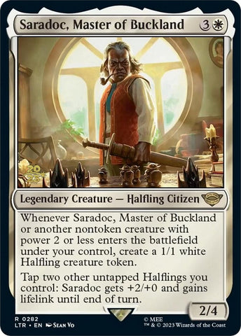 {R} Saradoc, Master of Buckland [The Lord of the Rings: Tales of Middle-Earth Prerelease Promos][PR LTR 282]