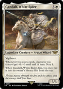 {R} Gandalf, White Rider [The Lord of the Rings: Tales of Middle-Earth Prerelease Promos][PR LTR 290]