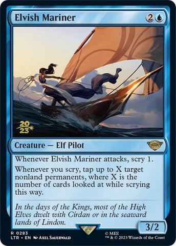 {R} Elvish Mariner [The Lord of the Rings: Tales of Middle-Earth Prerelease Promos][PR LTR 283]