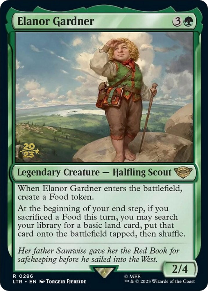 {R} Elanor Gardner [The Lord of the Rings: Tales of Middle-Earth Prerelease Promos][PR LTR 286]