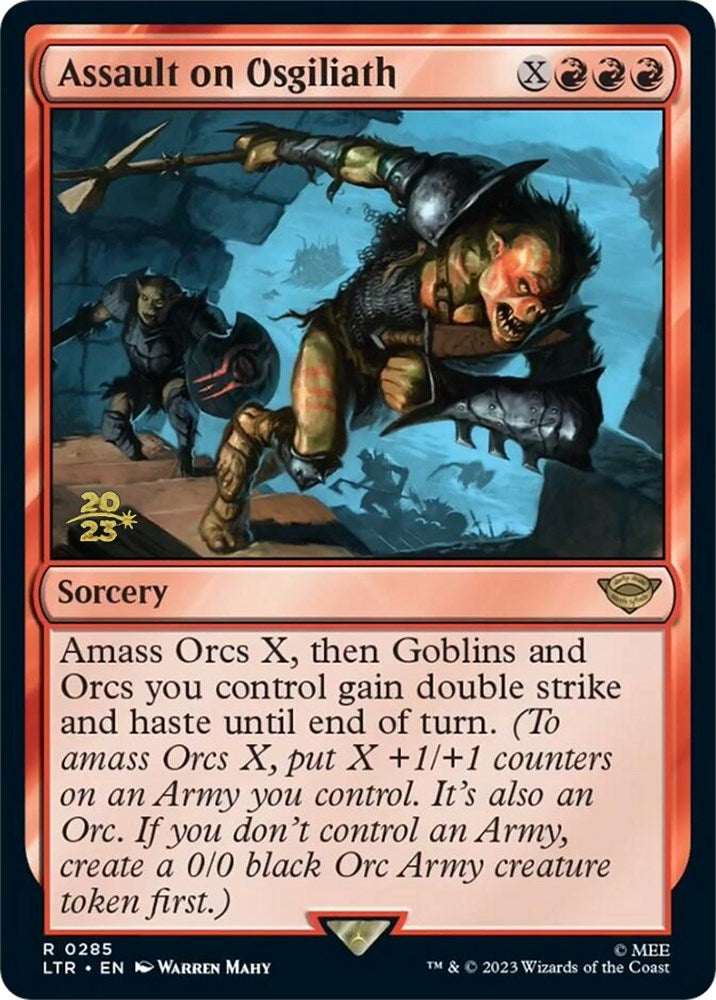 {R} Assault on Osgiliath [The Lord of the Rings: Tales of Middle-Earth Prerelease Promos][PR LTR 285]