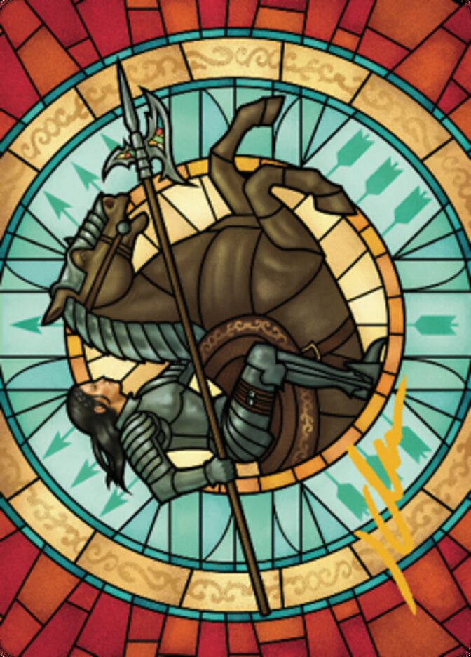 {A} Tori D'Avenant, Fury Rider Art Card (Gold-Stamped Signature) [Dominaria United Art Series][GS ADMU 078]