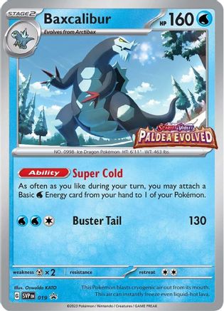 [PKM] Baxcalibur (019) [Scarlet & Violet: Black Star Promos]