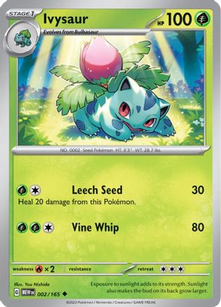 [PKM] Ivysaur (002/165) [Scarlet & Violet: 151]