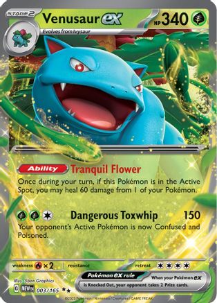 [PKM] Venusaur ex (003/165) [Scarlet & Violet: 151]