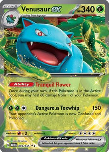 [PKM] Venusaur ex (003/165) [Scarlet & Violet: 151]