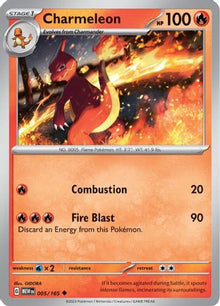 [PKM] Charmeleon (005/165) [Scarlet & Violet: 151]