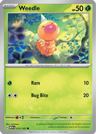 [PKM] Weedle (013/165) [Scarlet & Violet: 151]