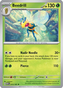 [PKM] Beedrill (015/165) [Scarlet & Violet: 151]