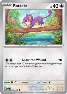 [PKM] Rattata (019/165) [Scarlet & Violet: 151]