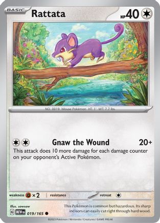 [PKM-C] Rattata (019/165) [Scarlet & Violet: 151]
