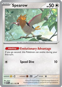 [PKM] Spearow (021/165) [Scarlet & Violet: 151]