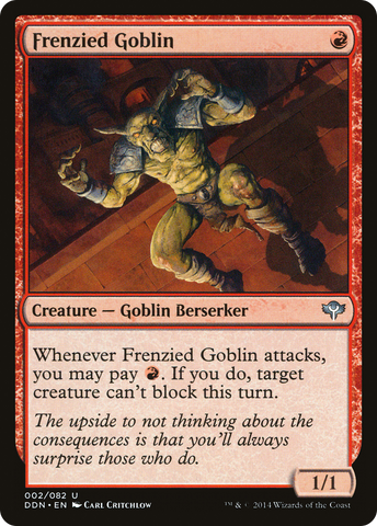 {C} Frenzied Goblin [Duel Decks: Speed vs. Cunning][DDN 002]