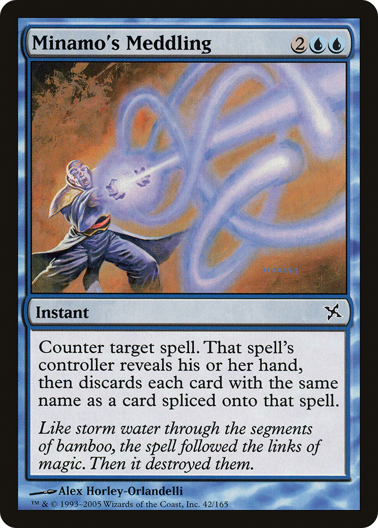{C} Minamo's Meddling [Betrayers of Kamigawa][BOK 042]