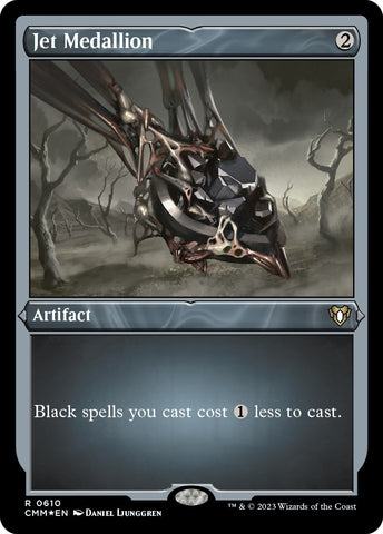 {R} Jet Medallion (Foil Etched) [Commander Masters][CMM 610]