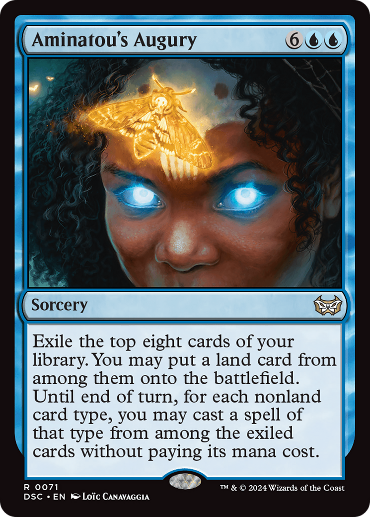 {R} Aminatou's Augury [Duskmourn: House of Horror Commander][DSC 071]