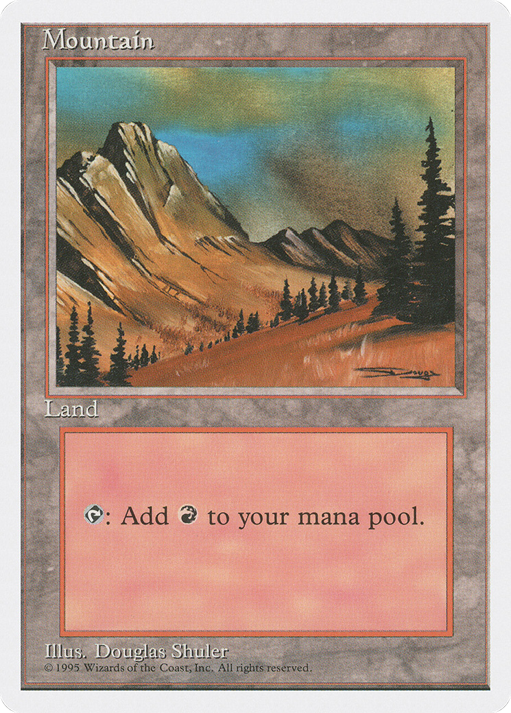 {B}[4ED 375] Mountain (375) [Fourth Edition]