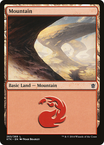 {B}[KTK 263] Mountain (263) [Khans of Tarkir]