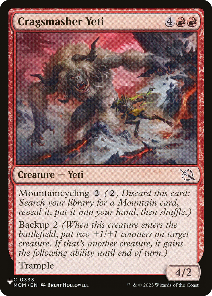 Cragsmasher Yeti [LIST 0333]