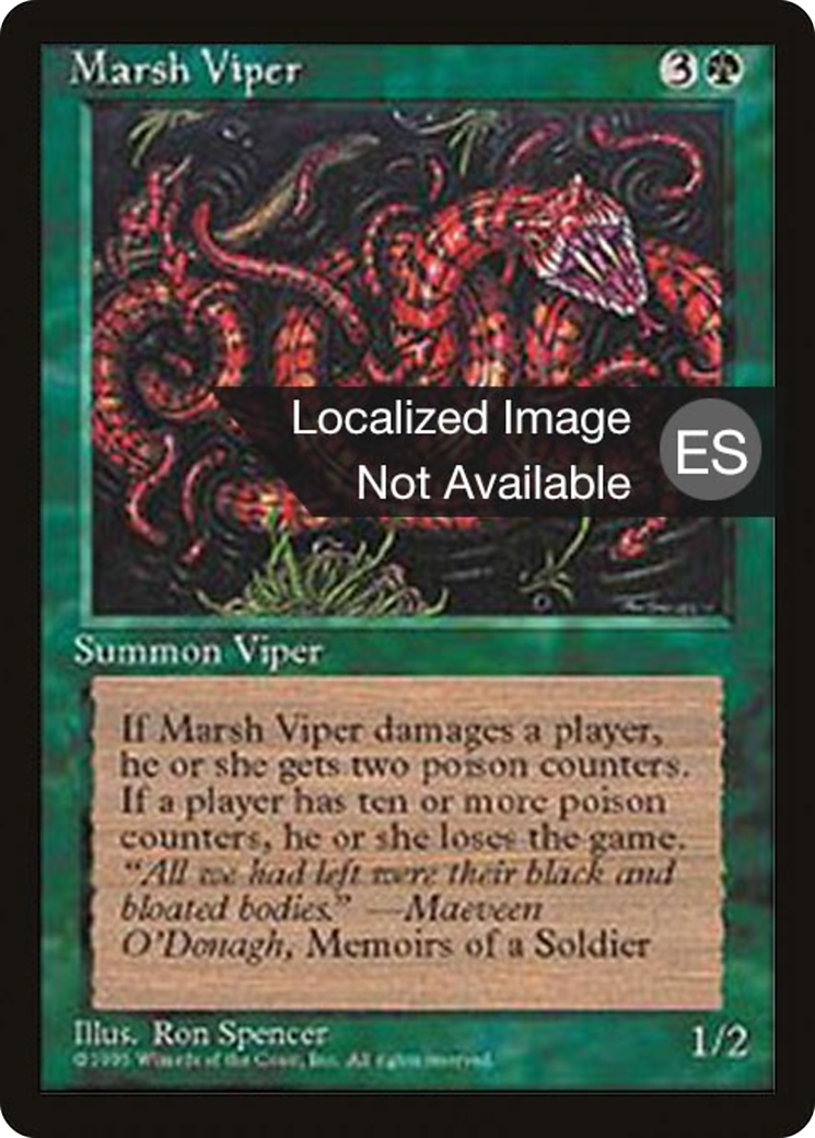 {F} Marsh Viper [Fourth Edition (Foreign Black Border)][FBB 4ED 263]