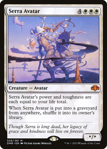 {R} Serra Avatar [Dominaria Remastered][DMR 026]