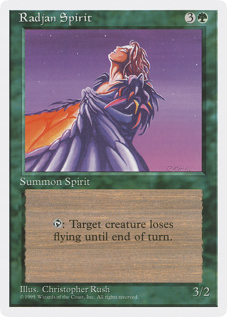 {C} Radjan Spirit [Fourth Edition][4ED 266]