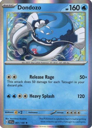 [PKM] Dondozo (061/198) (Line Holo) [Scarlet & Violet: Base Set]