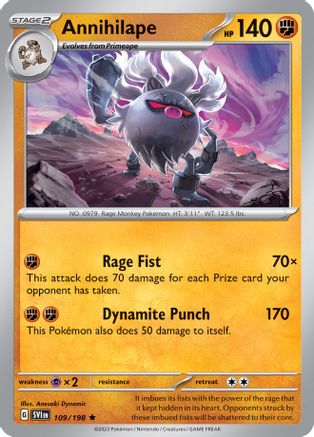 [PKM] Annihilape (109/198) (Theme Deck Exclusive) [Scarlet & Violet: Base Set]