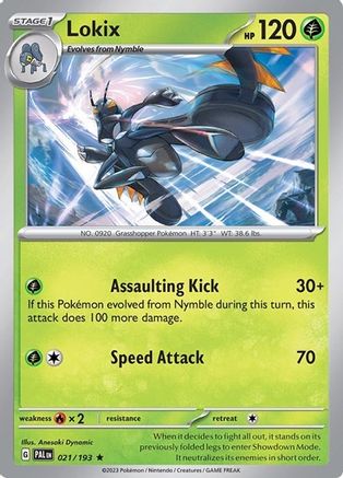 [PKM-R] Lokix (021/193) (Theme Deck Exclusive) [Scarlet & Violet: Paldea Evolved]