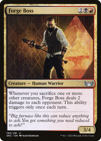 {C} Forge Boss [Streets of New Capenna][SNC 189]