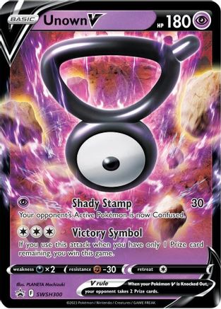 [PKM] Unown V (SWSH300) [Sword & Shield: Black Star Promos]