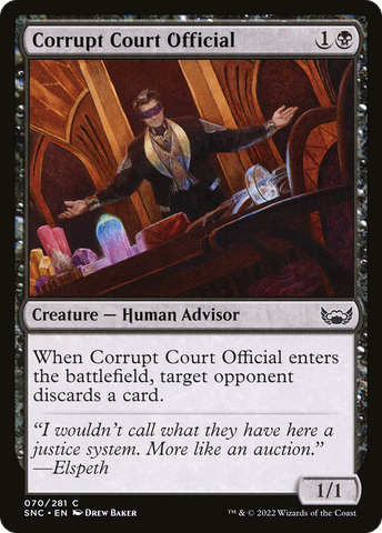 {C} Corrupt Court Official [Streets of New Capenna][SNC 070]