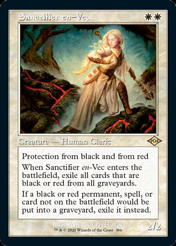 {R} Sanctifier en-Vec (Retro Foil Etched) [Modern Horizons 2][RF ET MH2 386]