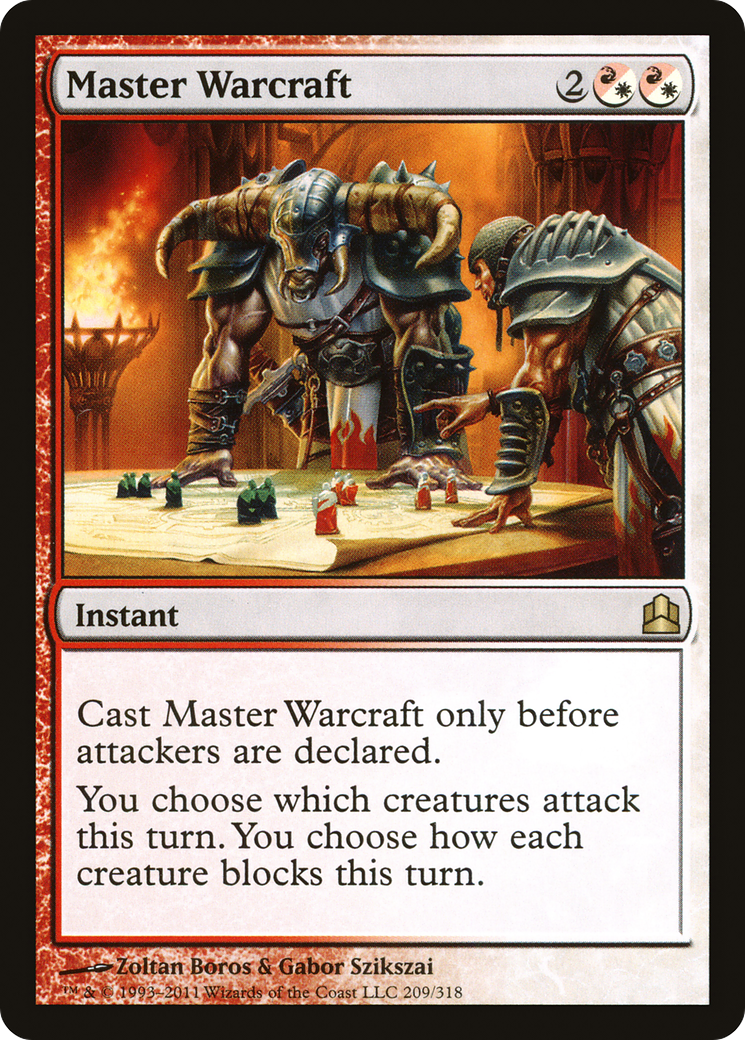 {R} Master Warcraft [Commander 2011][CMD 209] - Misty Mountain Games